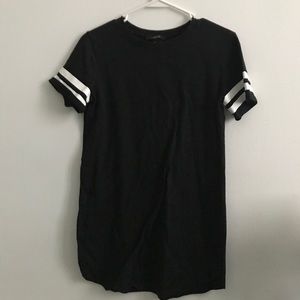 Black With White Stripes Shirt